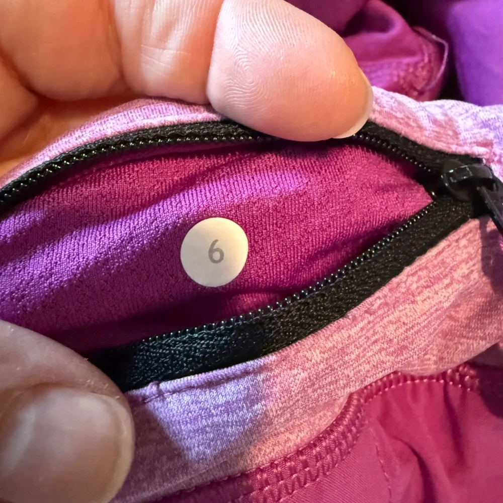 Lululemon Pace Setter Tennis Skirt Ultra Violet / Heathered Ultra Violet Size 6